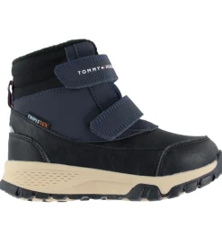 Tommy Hilfiger Vinterstøvler - Tex - Sort/Blå