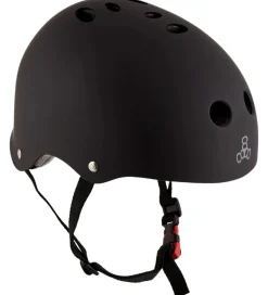 Triple Eight Hjelm - Certified Sweatsaver - Black Rubber