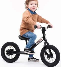 TryBike Løbecykel - Steel - Sort