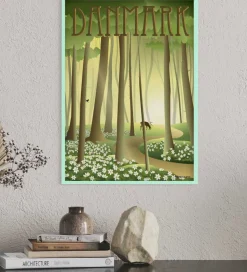 Vissevasse Billederamme - Træ - 50x70 cm - Spring Green