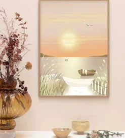 Vissevasse Plakat - 50x70 cm - Dunes