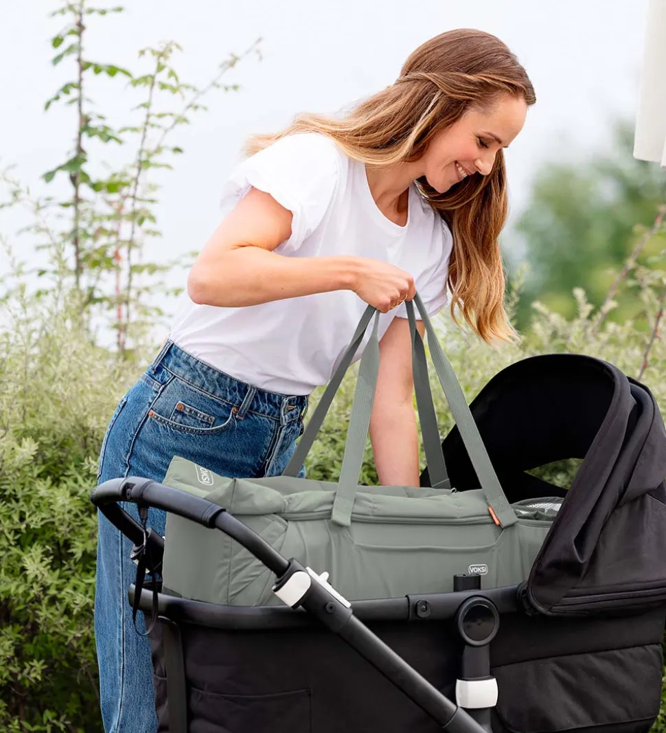 Voksi Babylift - Carry Me - Meadow Green Cream