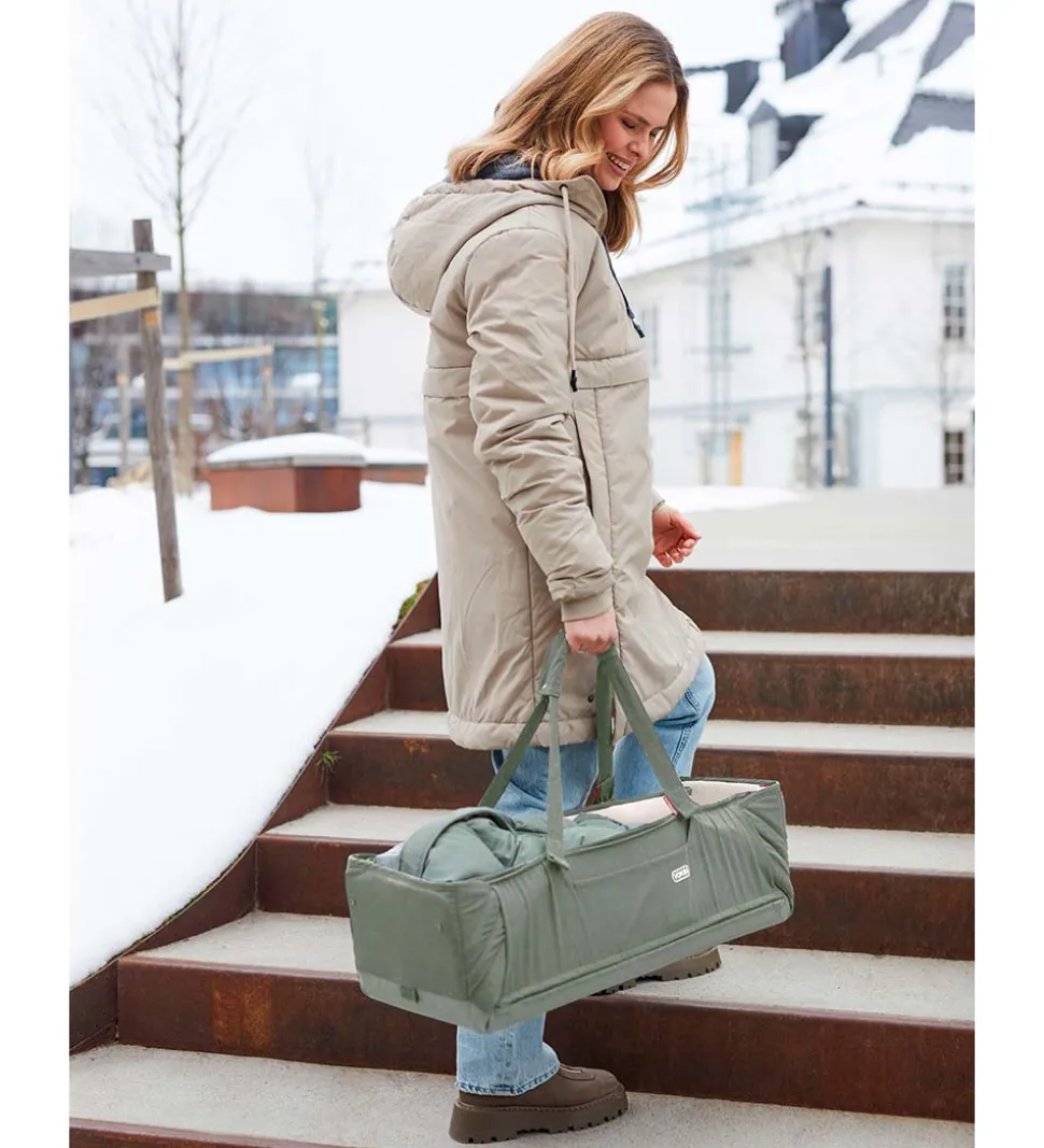 Voksi Babylift - Carry Me - Meadow Green Cream