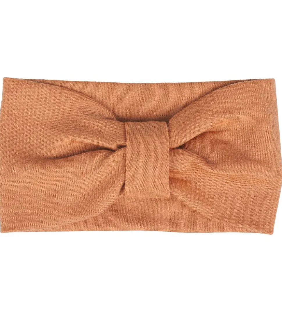 Voksi Pandebånd - Uld - 2-lags - Sandstone Peach m. Sløjfe