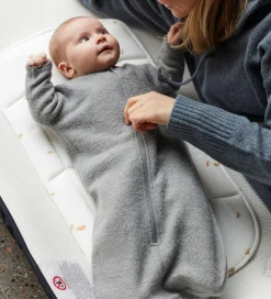 Voksi Sovepose m. Ærmer - Uld - Gråmeleret