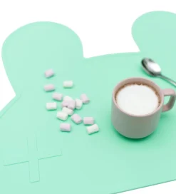 We Might Be Tiny Dækkeserviet - Kanin - Silikone - Mint