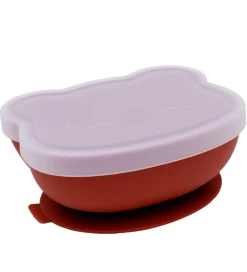 We Might Be Tiny Skål m. Sugekop - Silikone - Rust