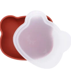 We Might Be Tiny Skål m. Sugekop - Silikone - Rust