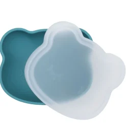 We Might Be Tiny Skål m. Sugekop - Silikone - Blue Dusk