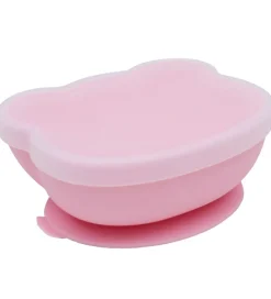We Might Be Tiny Skål m. Sugekop - Silikone - Powder Pink