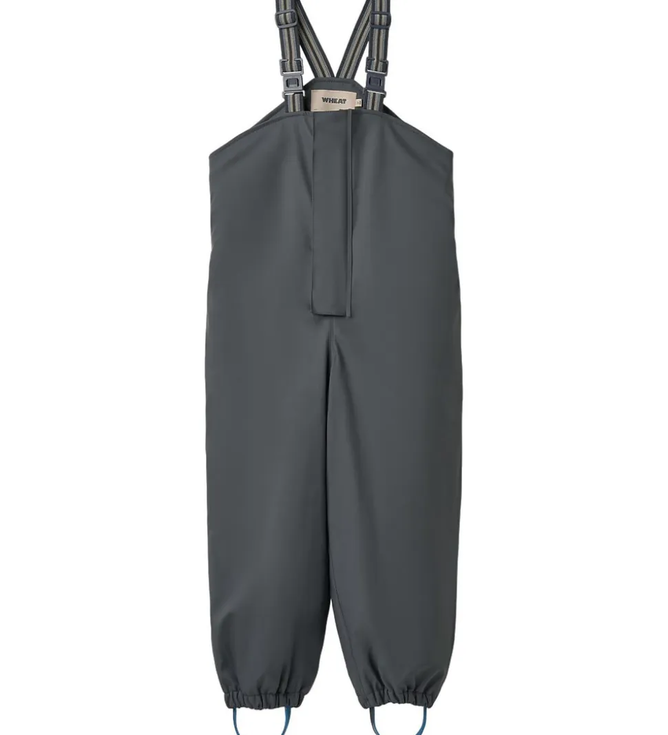 Wheat Regnbukser m. Termo/Seler - PU - Lian - Greyblue