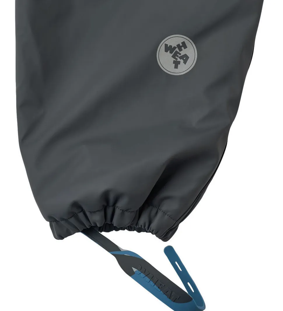 Wheat Regnbukser m. Termo/Seler - PU - Lian - Greyblue