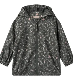 Wheat Regnjakke - PU - Chardy - Forest Lake Checked Flowers