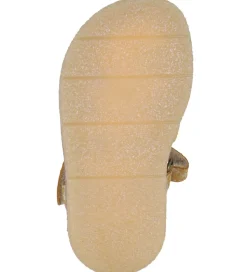 Wheat Sandaler - Bray - Tan White Flowers