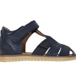 Wheat Sandaler - Sky - Navy Stripe