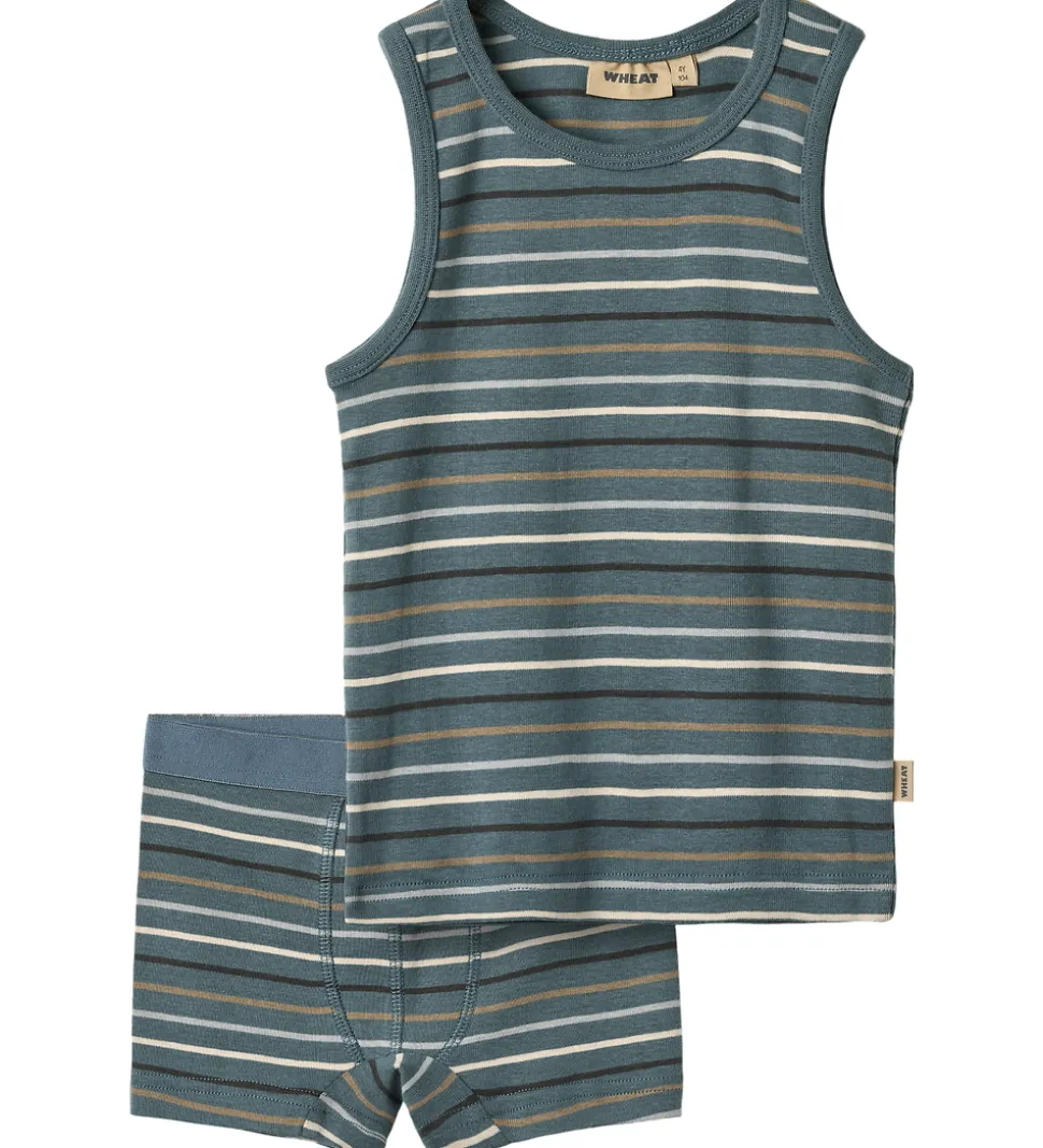 Wheat Undertøj - Lui - Blue Multi Stripe