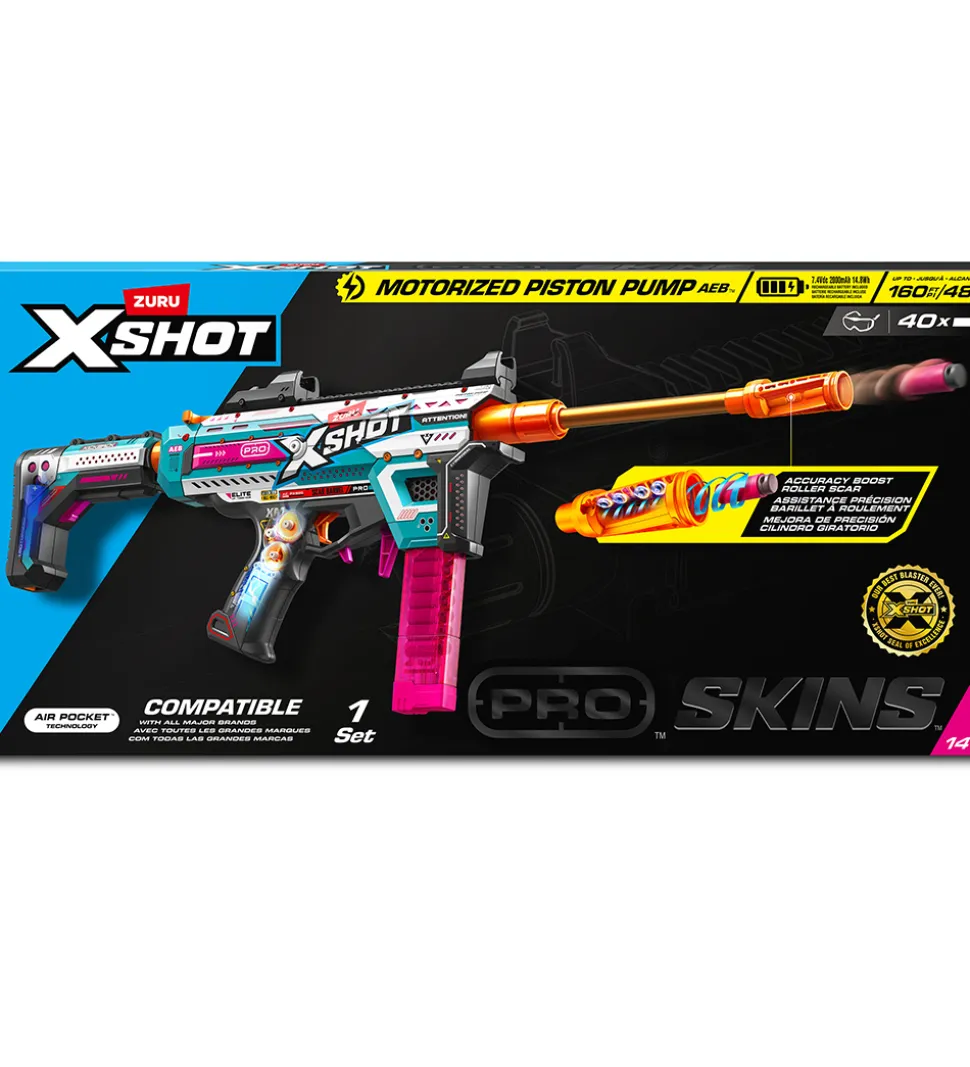 X-SHOT Skumgevær - Piston Pump - Motoriseret - Pro Blaster