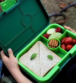 Yumbox Madkasse m. 4 Rum - Bento Tapas - Lime Green