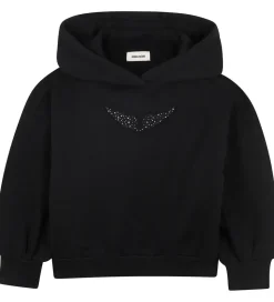 Zadig & Voltaire Hættetrøje - Sort m. Nitter